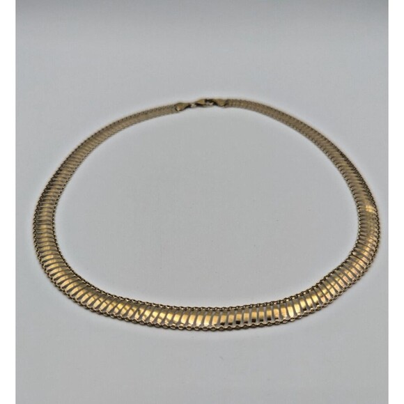 JCM Sterling Silver 925 Vermeil Wispy Liquid Lightweight Chain Necklace 20" - Picture 4 of 12